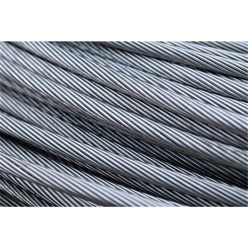 WIRE ROPE GAL 5.0MM WIRE ( 6 X 19) FIBRE CORE G1570 ( 100M REEL)